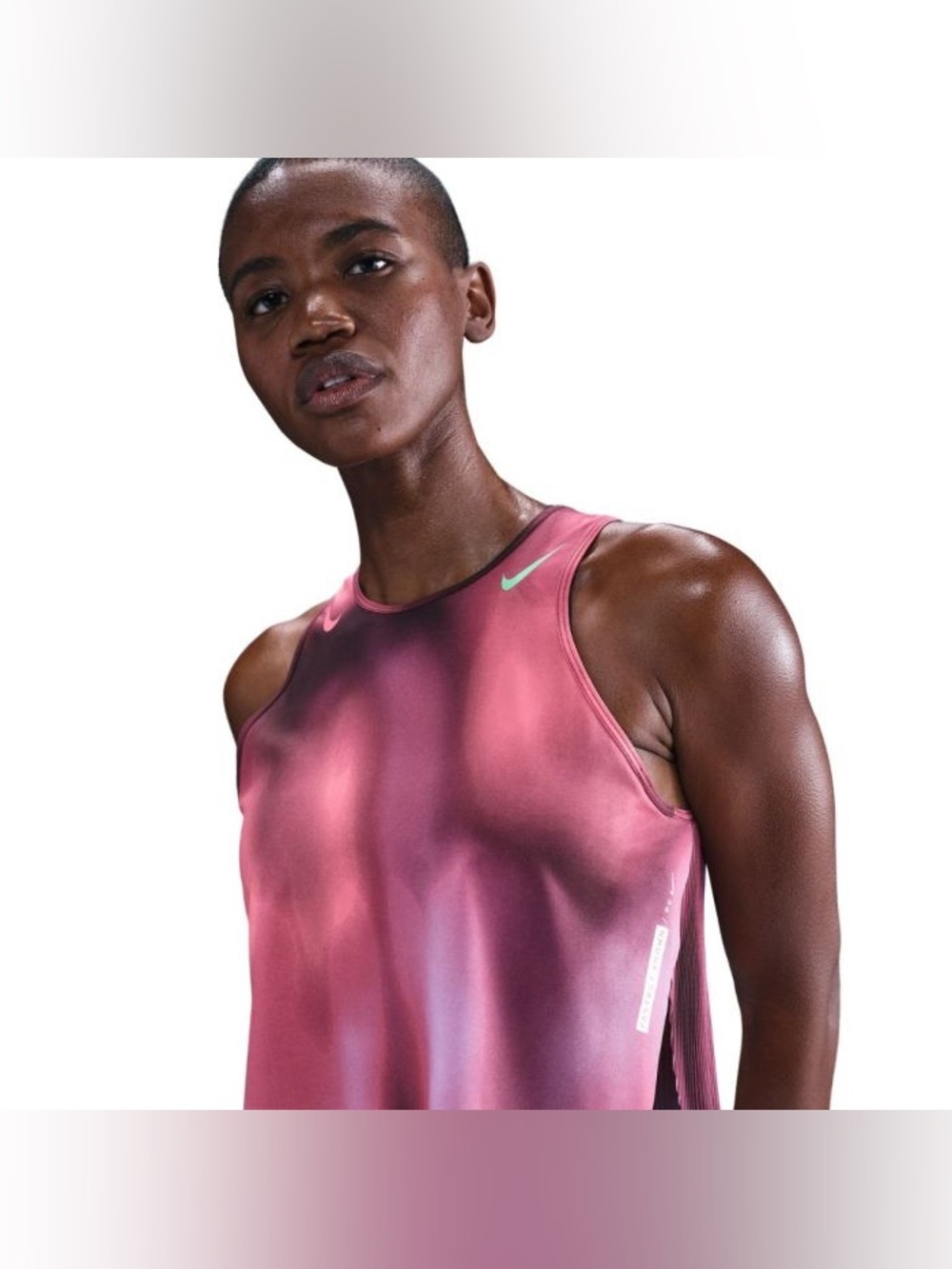 NWT New NIKE WOMEN'S AEROSWIFT DRI-FIT ADV CROPPED RUNNING TANK TOP - 2XL
